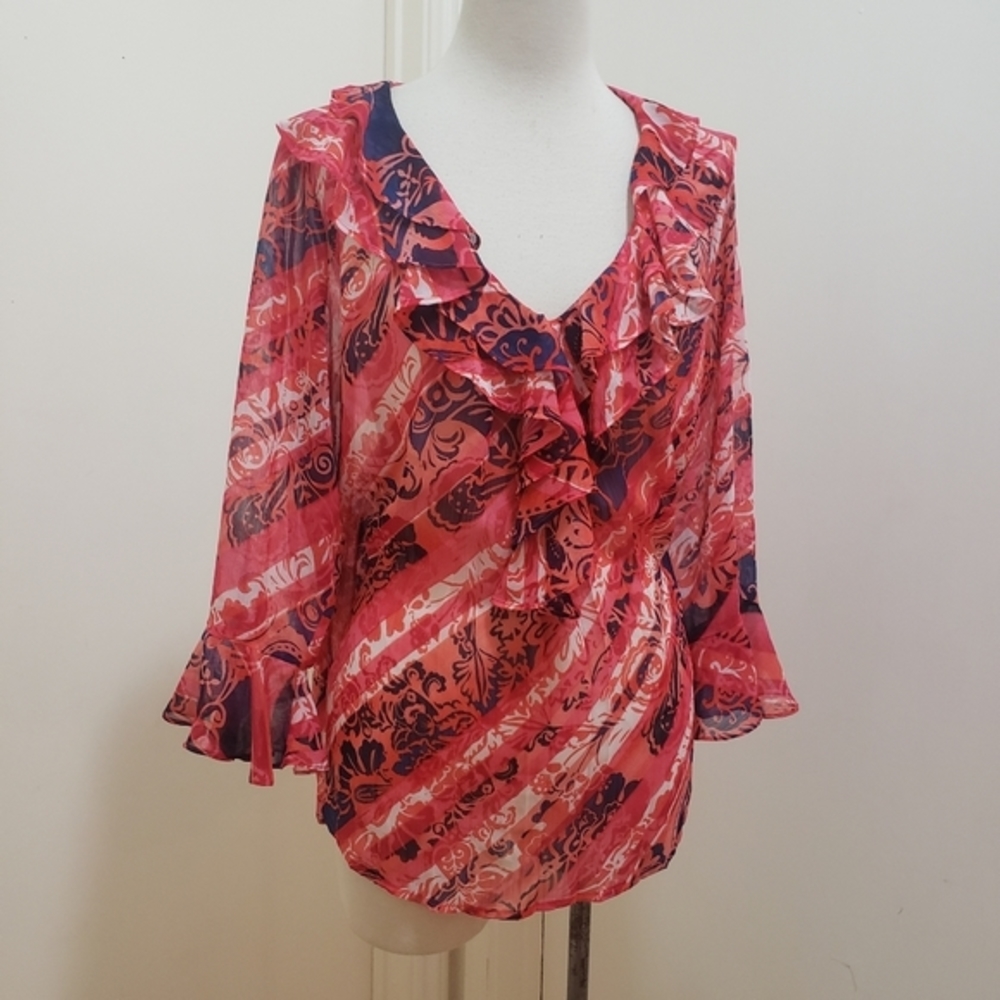 3for$20 cute see through blouse - Picture 2 of 6